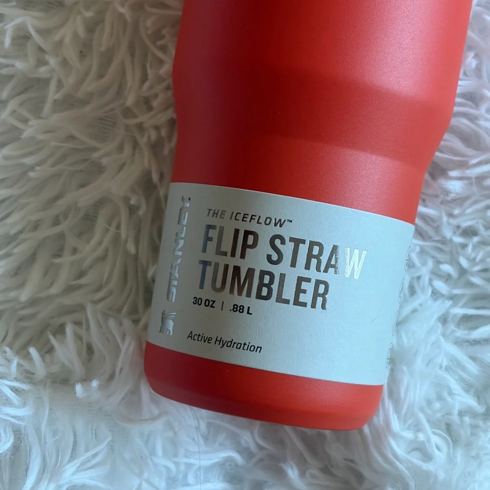 Stanley Orange and Purple Iceflow Flip Straw Tumbler 30 OZ - Picture 3 of 5
